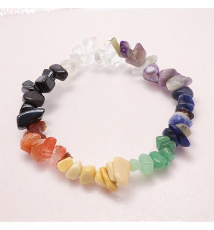 Pulsera Fragmentos de Piedras Preciosas - Chakra