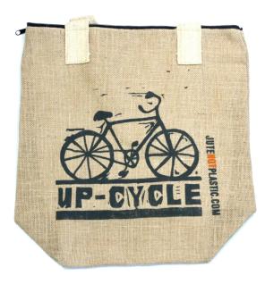 Bolso de yute ecológico - Bicicleta - (4 diseños surtidos)