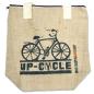 Bolso de yute ecológico - Bicicleta - (4 diseños surtidos)