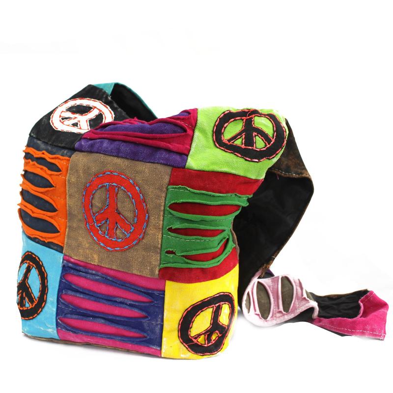 Bolso Étnico Estilo Hippie - Arena / paz