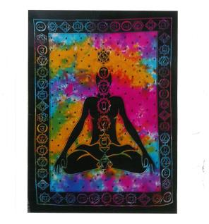 Arte de pared de algodón - Buda chakra
