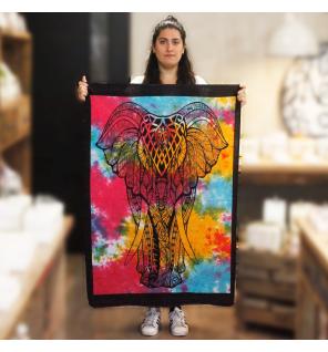 Arte de pared de algodón - Elefante