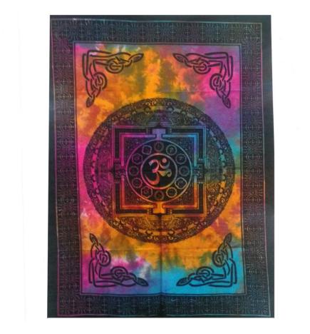 Arte de pared de algodón - Sagrado OM