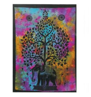 Arte de pared de algodón - Árbol elefante
