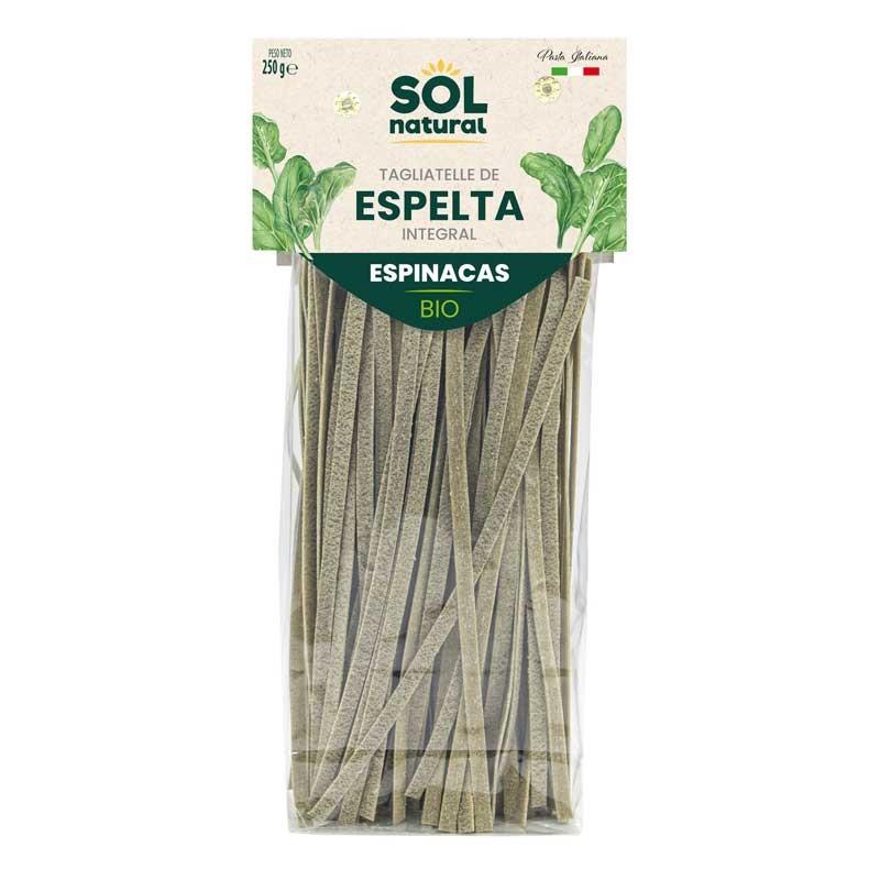 Tagliatelle de espelta con espinacas 250 g Sol Natural