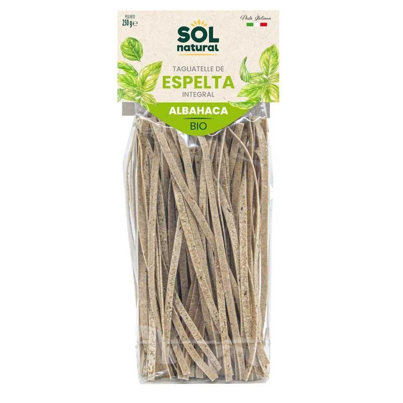 Tagliatelle de espelta con albahaca 250 g Sol Natural