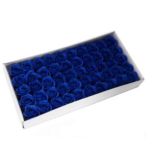 Flor de manualidades deco mediana - azul royal