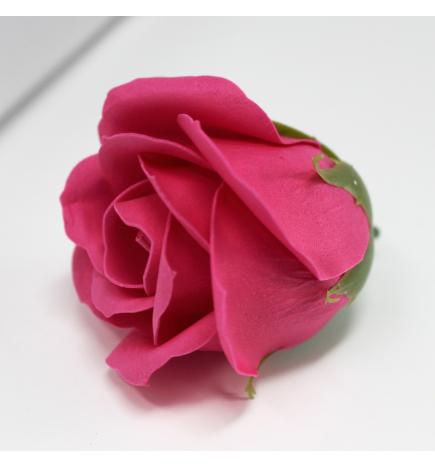 Flor de manualidades deco mediana - Rosa