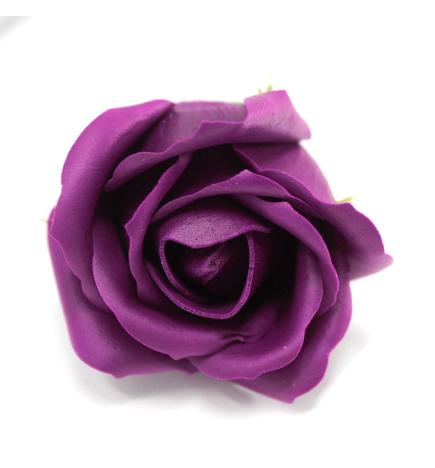 Flor de manualidades deco mediana - violeta escura