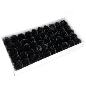 Flor de manualidades deco mediana - negra