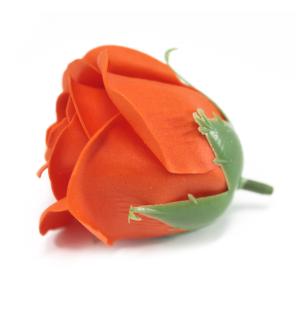 Flor de manualidades deco mediana - naranja escura