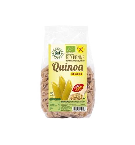 Penne de quinoa con lino bio sin gluten 250g Sol Natural