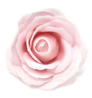 Flor de manualidades deco grande - rosa bebé