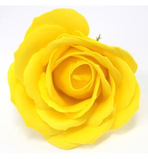 Flor de manualidades deco grande - amarillo