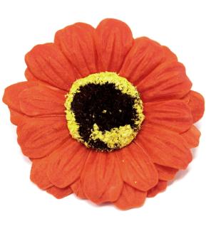 Flor de girasol manualidades deco mediana - naranja