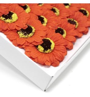 Flor de girasol manualidades deco mediana - naranja