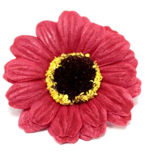 Flor de girasol manualidades deco mediana - roja