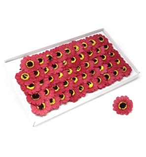 Flor de girasol manualidades deco mediana - roja