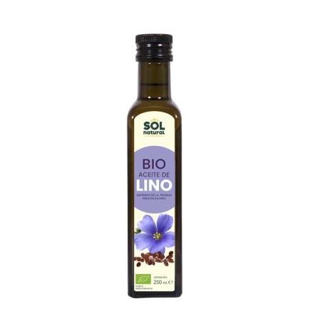 Aceite de lino bio 250ml Sol Natural