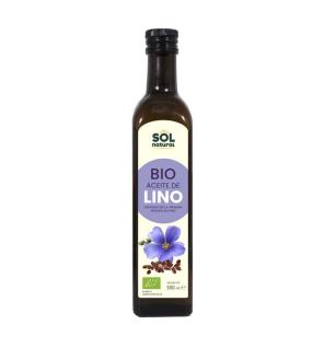 Aceite de lino bio 500ml Sol Natural