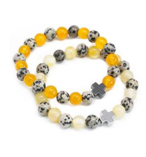 2 Pulseras con Piedras Preciosas - Protección