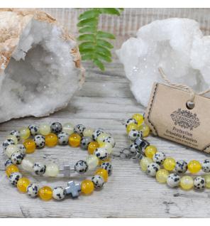 2 Pulseras con Piedras Preciosas - Protección