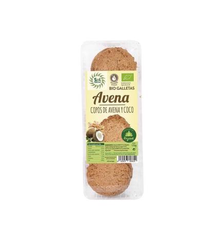 Galletas de avena coco y agave bio 175 g Sol Natural