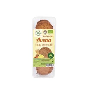 Galletas de avena jengibre canela-limon 175 g Sol Natural