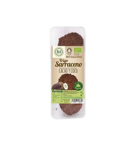 Galletas sarraceno coco cacao bio 175g Sol Natural