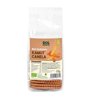 Galletas de kamut y canela bio 175g Sol Natural